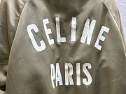 Celine Paris Teddy Jacket In Lightweight Nylon Caramel - 3