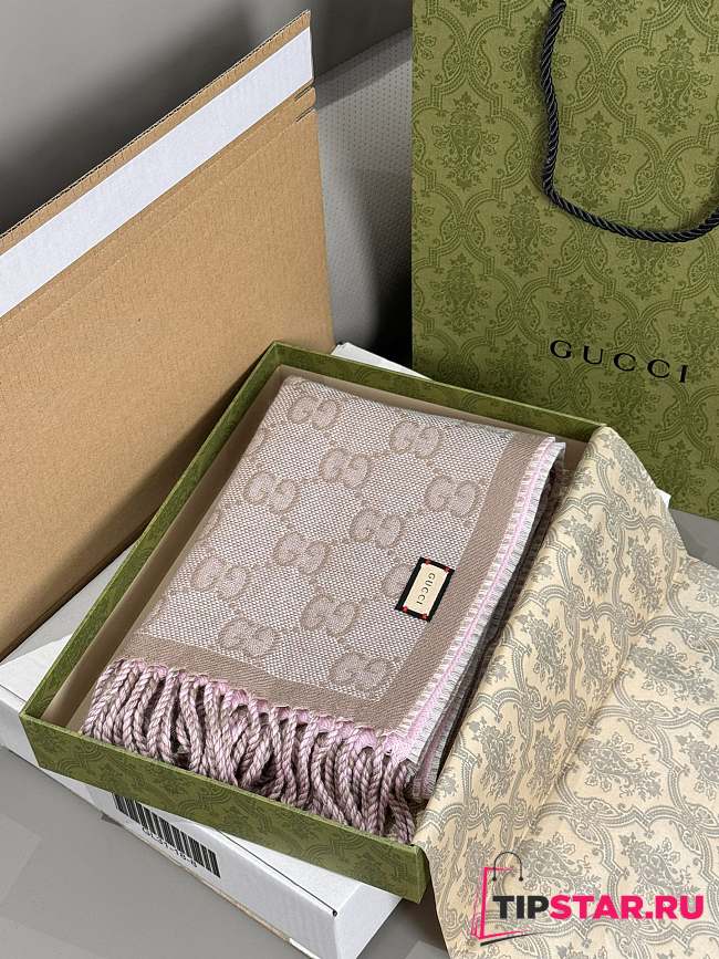 Gucci GG Wool Scarf 726551 - 1