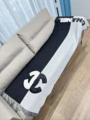 Chanel Stole White & Black AA9426 200 × 65 cm - 3