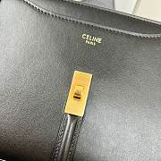 Celine Mini 16 In Satinated Calfskin Black Size 18.5 X 15.5 X 9 CM - 2