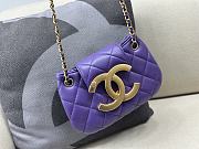 Chanel Small Messenger Bag AS4609 Purple Size 14 × 21 × 5 cm - 1