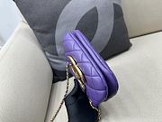 Chanel Small Messenger Bag AS4609 Purple Size 14 × 21 × 5 cm - 2