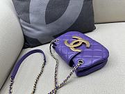Chanel Small Messenger Bag AS4609 Purple Size 14 × 21 × 5 cm - 5