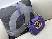 Chanel Small Messenger Bag AS4609 Purple Size 14 × 21 × 5 cm - 4