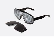 Diorxtrem MU Black Mask Sunglasses with Interchangeable Lenses - 1