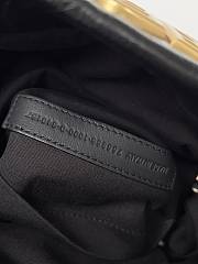 Balenciaga Women's Monaco Small Chain Bag In Black Size 28 x 18 x 10 cm - 3