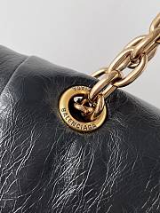 Balenciaga Women's Monaco Medium Chain Bag In Black Size 32.5 x 22 x 10 cm - 4