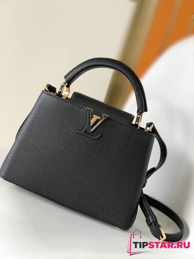 Louis Vuitton M94755 Capucines BB Bag Black Size 27 x 18 x 9 cm - 1
