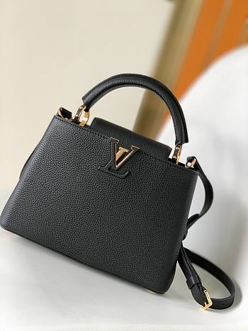 Louis Vuitton M94755 Capucines BB Bag Black Size 27 x 18 x 9 cm