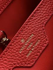Louis Vuitton M52689 Capucines BB Scarlet Red Size 27 x 18 x 9 cm - 5