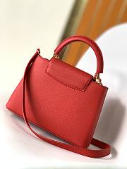 Louis Vuitton M52689 Capucines BB Scarlet Red Size 27 x 18 x 9 cm - 3