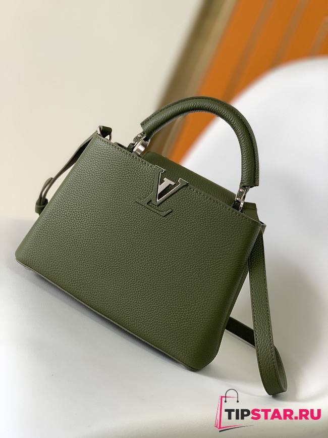 Louis Vuitton M57227 Capucines BB Khaki Green Size 27 x 18 x 9 cm - 1