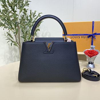 Louis Vuitton M42259 Capucines MM Black Size 31.5 x 20 x 11 cm