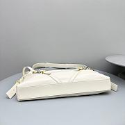 Givenchy Medium Voyou Bag In Leather Ivory Size 37x32x6.5 cm - 2
