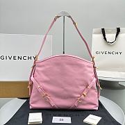 Givenchy Medium Voyou Bag In Leather Silk Pink Size 37x32x6.5 cm - 1