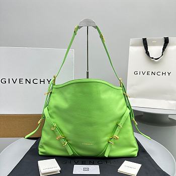Givenchy Medium Voyou Bag In Leather Mint Green Size 37x32x6.5 cm