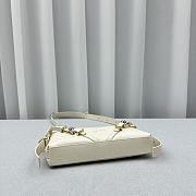 Givenchy Mini Voyou Bag In Leather Ivory Size 23.5x18x3.5 cm - 3