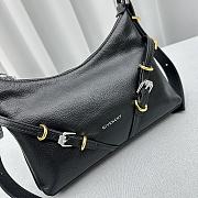 Givenchy Mini Voyou Bag In Leather Black Size 23.5x18x3.5 cm - 4