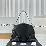 Givenchy Medium Voyou Bag In Leather Black Size 37x32x6.5 cm - 1