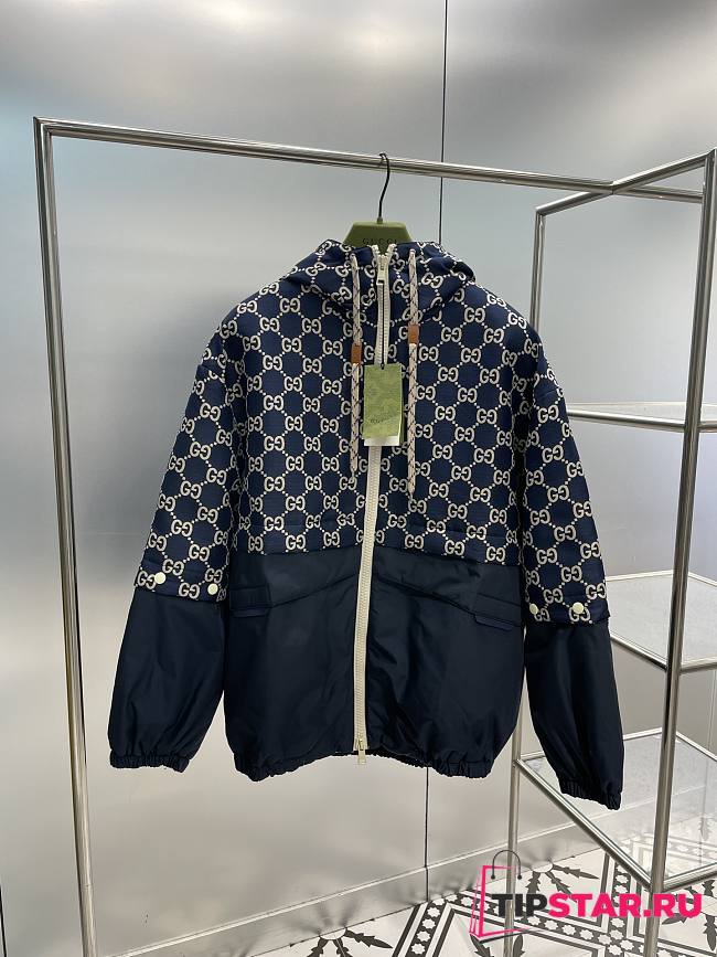 Gucci GG Ripstop Fabric Zip Jacket ‎742811 - 1