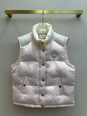 Gucci GG Cotton Canvas Padded Vest ‎774910