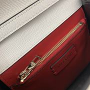 Valentino Small Vsling Handbag With Jewel Embroidery White Size 22x17x9 cm - 2