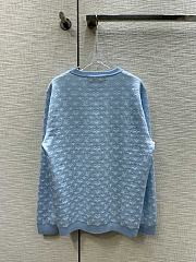 Louis Vuitton Monogram Jacquard Sweater Blue - 4