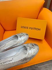 Louis Vuitton Nina Flat Ballerina Silver - 5