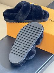 LV Sunset Comfort Flat Mule Black - 4