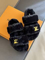 LV Sunset Comfort Flat Mule Black - 5