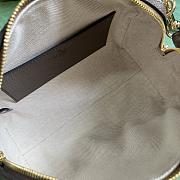 Gucci Ophidia GG Mini Top Handle Bag 772053 Beige & Ebony Size 21.5x14x11.5 cm - 2