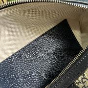 Gucci Ophidia GG Mini Top Handle Bag 772053 Beige & Blue Size 21.5x14x11.5 cm - 2