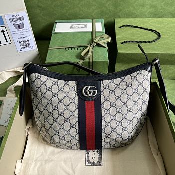 Gucci Ophidia GG Small Crossbody Bag 598125 Beige & Blue Size 30*22*5.5cm
