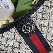 Gucci Ophidia GG Small Crossbody Bag 598125 Beige & Blue Size 30*22*5.5cm - 4