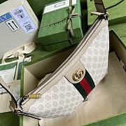Gucci Ophidia GG Small Crossbody Bag 598125 Beige & White Size 30*22*5.5cm - 2