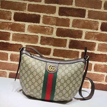 Gucci Ophidia GG Small Crossbody Bag 598125 Beige & Ebony Size 30*22*5.5cm