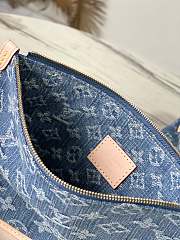 Louis Vuitton M46855 CarryAll MM Denim Blue Size 39 x 30 x 15 cm - 2