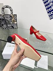 Jolie Dior Pump Red Patent Calfskin - 5