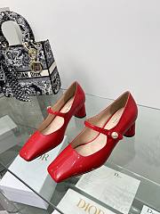 Jolie Dior Pump Red Patent Calfskin - 4
