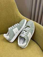 Dior Star Sneaker Pastel Peyote Green Suede Calfskin and White Calfskin  - 3