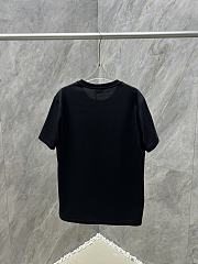 Celine Loose T-Shirt In Cotton Jersey Black - 4