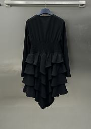Louis Vuitton Long-Sleeved Tiered Dress - 2