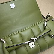 Gucci Horsebit Chain Medium Shoulder Bag 764255 Green Size 38x15x16cm - 4