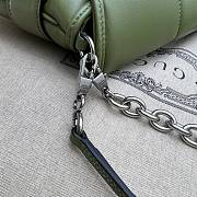 Gucci Horsebit Chain Medium Shoulder Bag 764255 Green Size 38x15x16cm - 3
