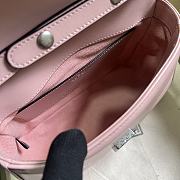 Gucci GG Marmont Mini Top Handle Bag 702563 Light Pink Size 21x15.5x8cm - 5