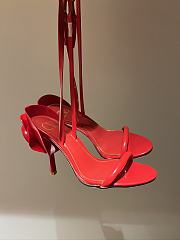 Valentino Roserouche Sandal 1959 In Calfskin Red 10cm - 1