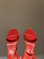 Valentino Roserouche Sandal 1959 In Calfskin Red 10cm - 5