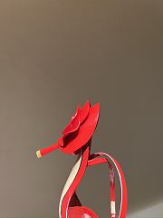 Valentino Roserouche Sandal 1959 In Calfskin Red 10cm - 2