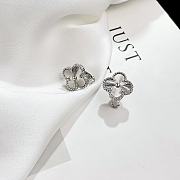 Van Cleef & Arpels Vintage Alhambra Earrings Silver/Gold - 5