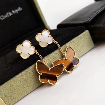 Van Cleef & Arpels Lucky Alhambra Earrings 2 Motifs